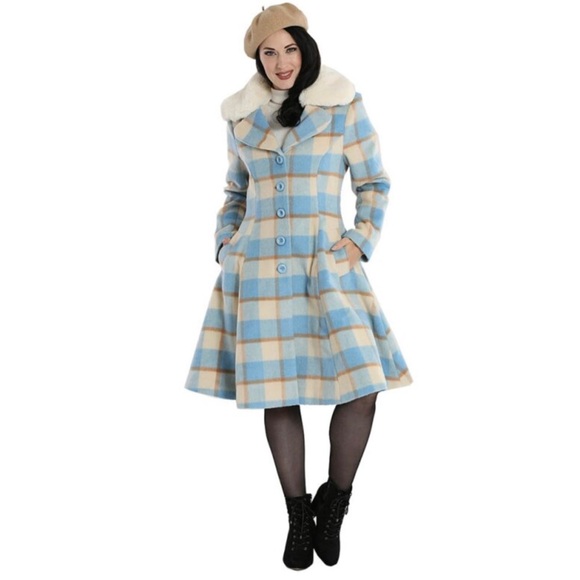 HELL BUNNY - Millicent Swing Coat - Picture 1 of 3